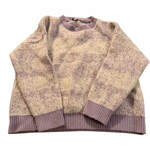 Vintage Oscar Street Marled Sweater S/M | Neutral Lavender A25